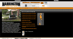 Desktop Screenshot of es.harringtonhoists.com