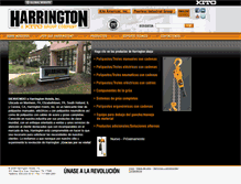 Tablet Screenshot of es.harringtonhoists.com